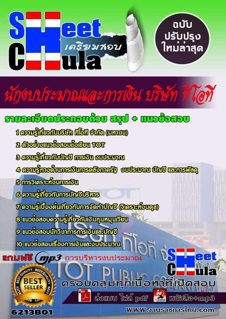 6213B01 นักงบประมาณและการเงิน บริษัท ทีโอที