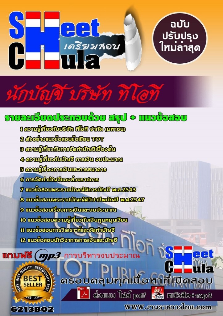 6213B02 นักบัญชี บริษัท ทีโอที